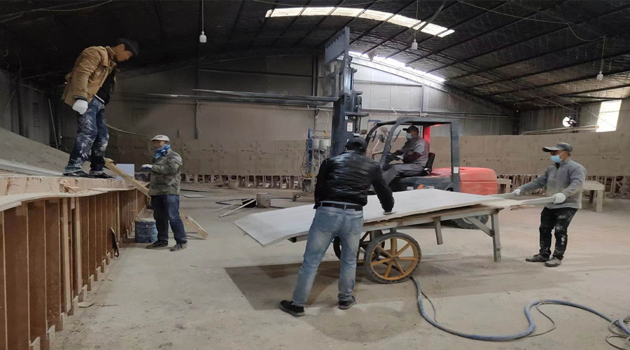 GRC構件生產(chǎn)中 GRC構件生產(chǎn)中