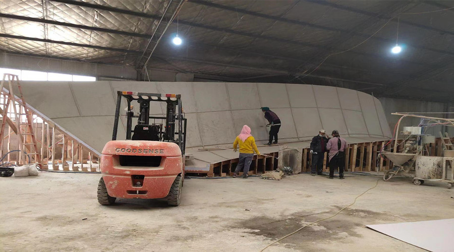 GRC構件生產(chǎn)中 GRC構件生產(chǎn)中