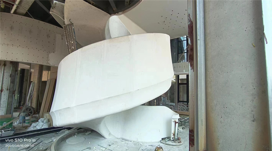 深圳卓越GRG旋轉(zhuǎn)樓梯定制項目