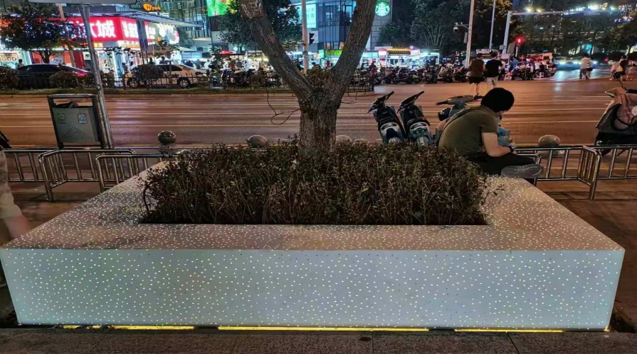 湖南長沙GRC透光坐凳 湖南長沙GRC透光坐凳