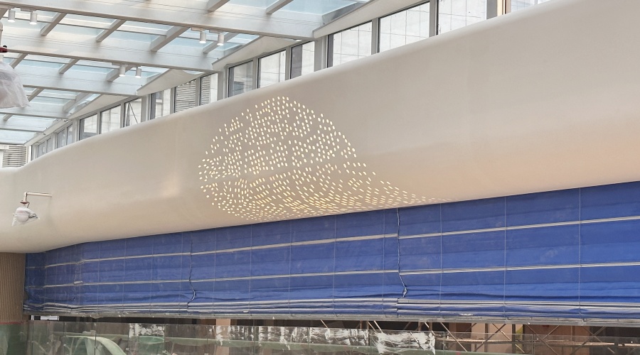 商場GRG透光吊頂 商場GRG透光吊頂